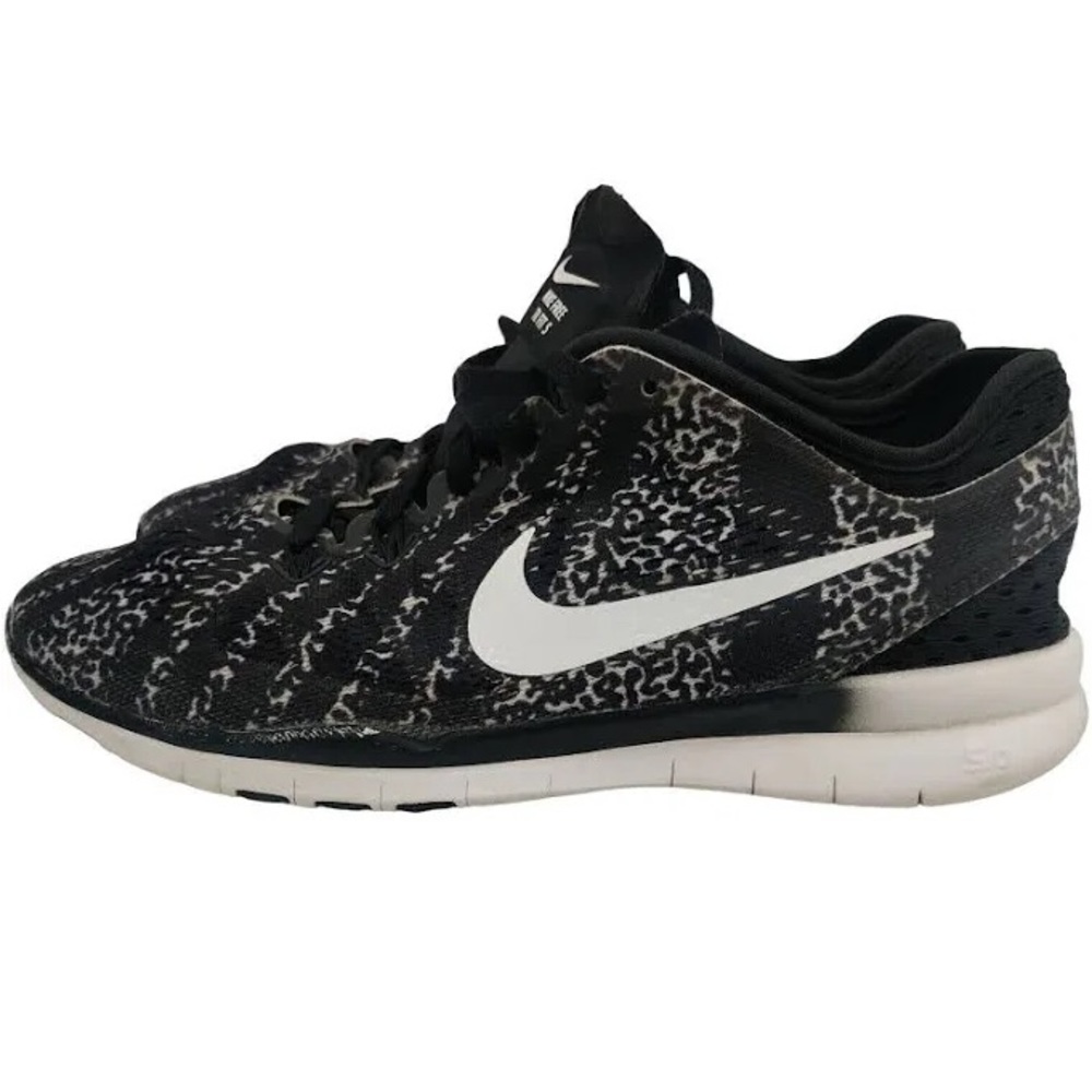 Nike Free Tr Fit 5 Running Shoes Black/white 704695-009